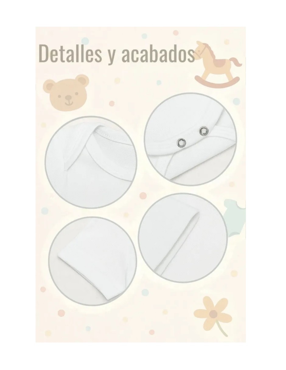 Mameluco de algodón para bebé unisex
