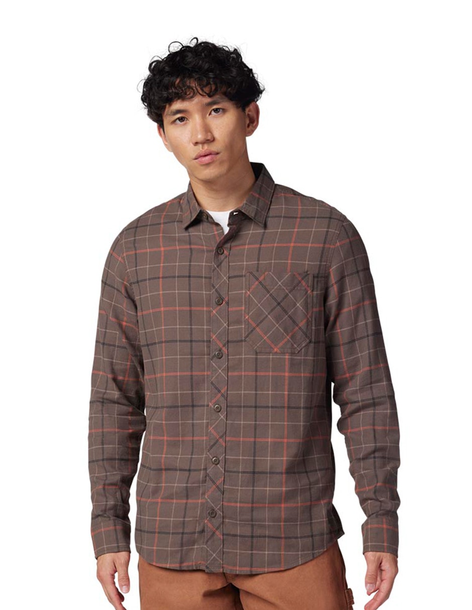 Camisa casual manga larga para hombre 3