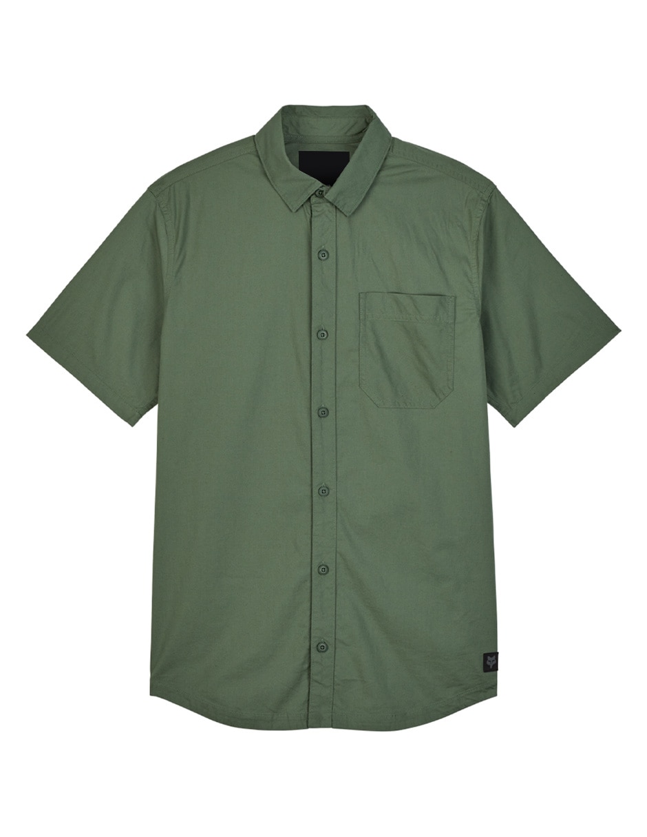 Camisa casual fox manga corta para hombre