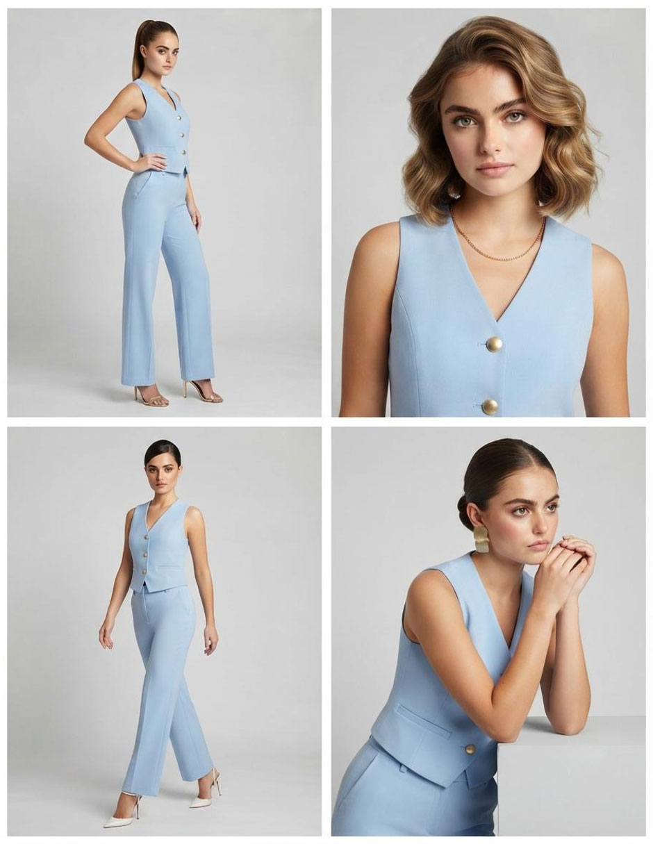 Conjunto business casual Conjuntos para dama para mujer 2