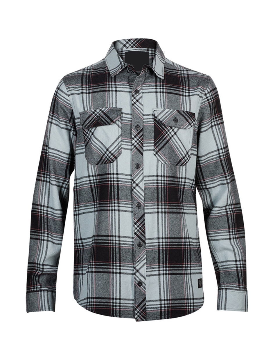 Camisa casual fox manga larga para hombre