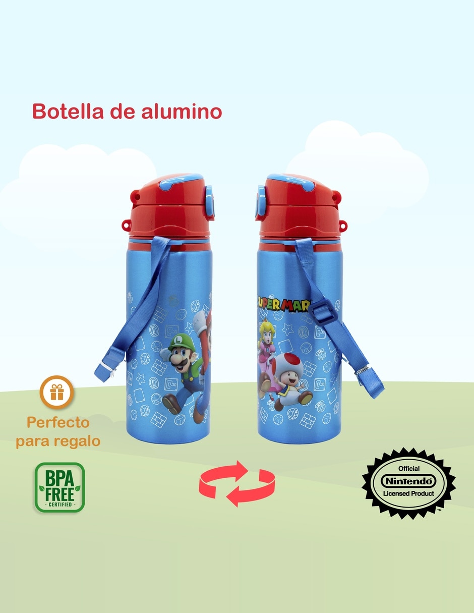 Botella de agua stor de aluminio anodizado con tapa a prueba de derrame 730 ml 3