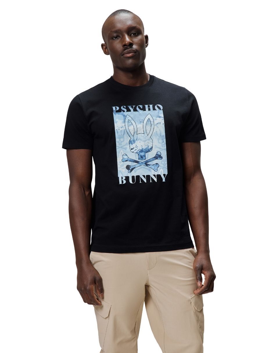 Playera psycho bunny cuello redondo para hombre