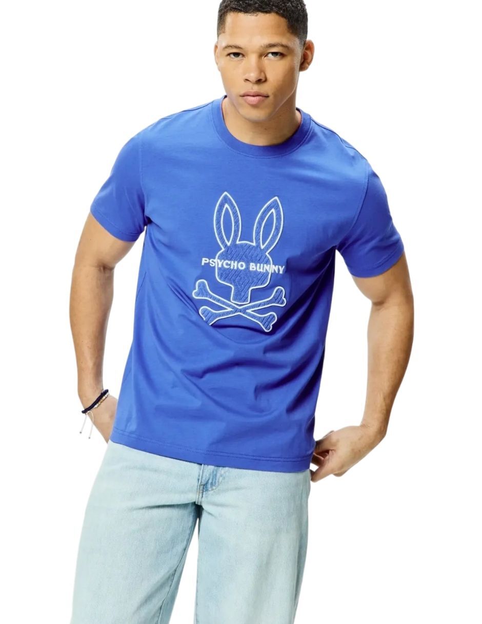 Playera psycho bunny cuello redondo para hombre