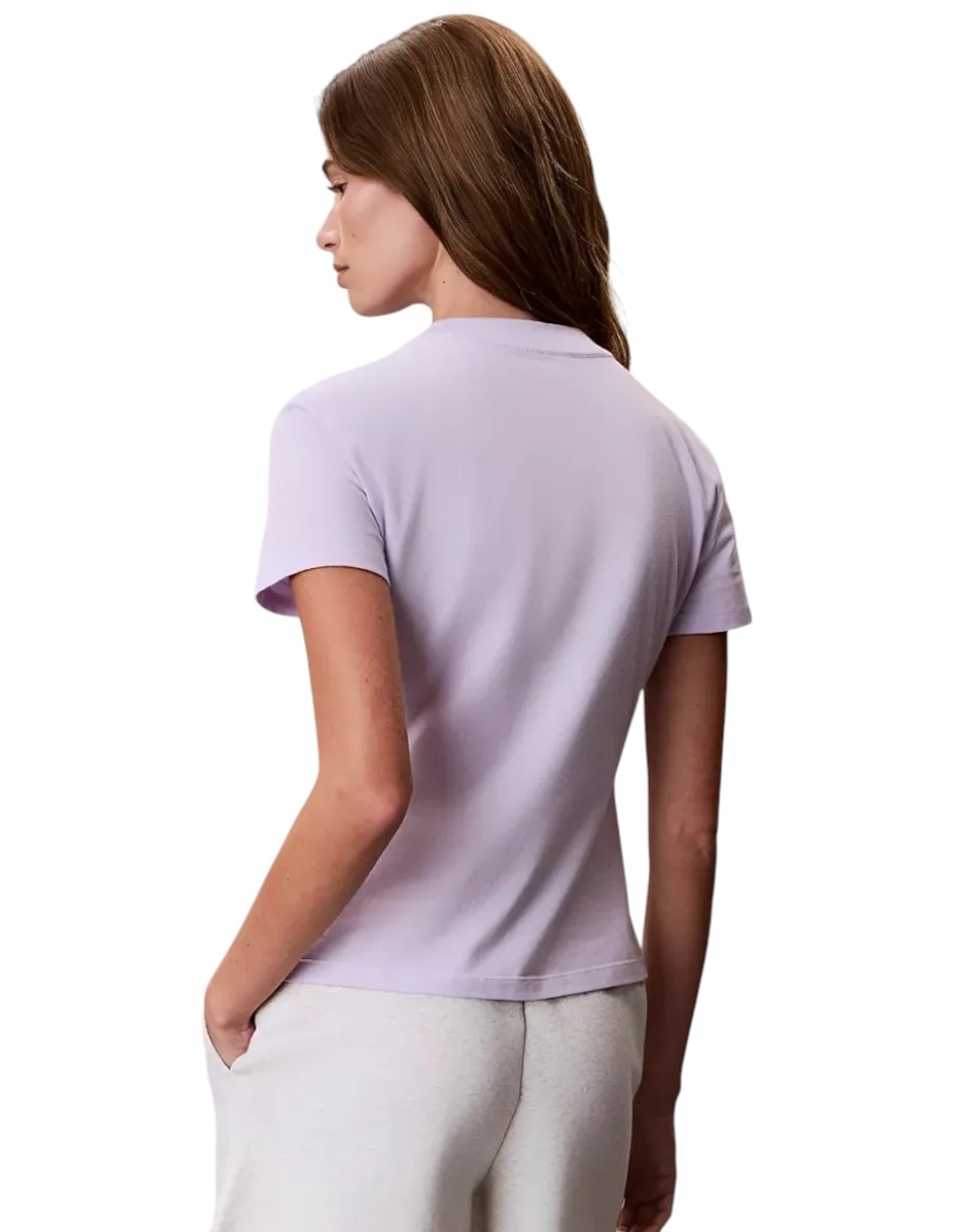 Manga corta Calvin Klein Home cuello redondo para mujer