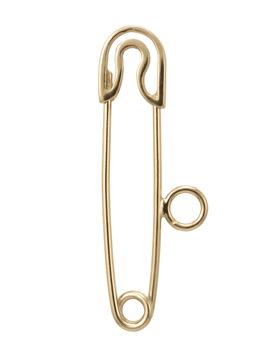 Colgante de Seguro Cristal Joyas de oro amarillo 14 K
