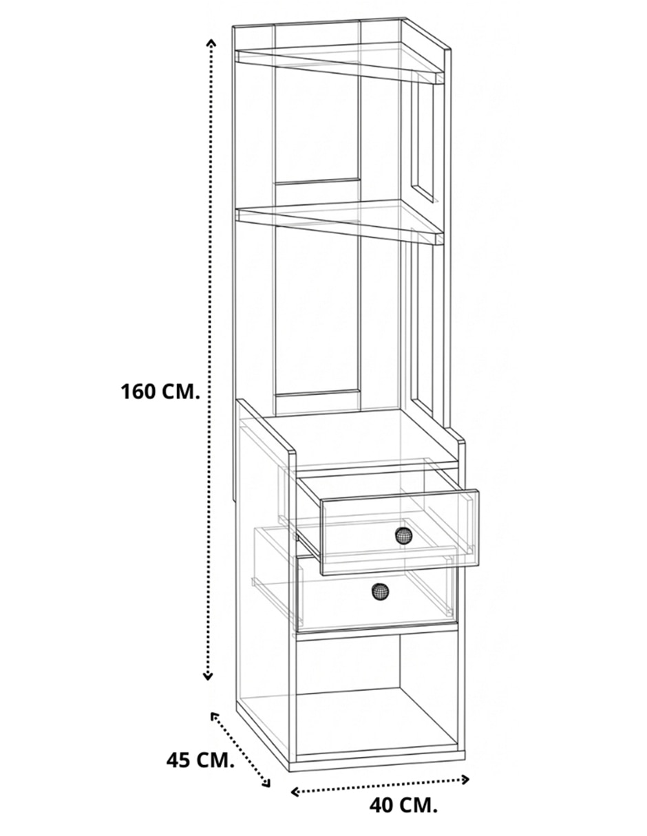 Mueble auxiliar para baño 6