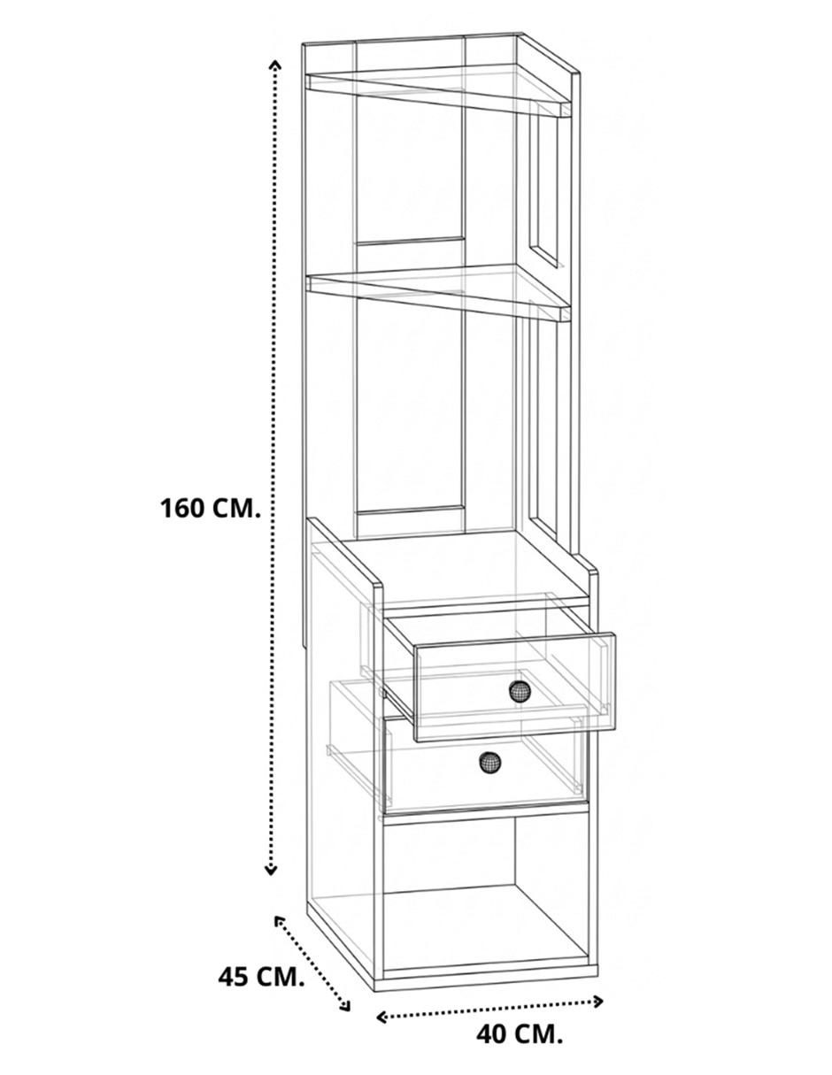 Mueble auxiliar para baño 7