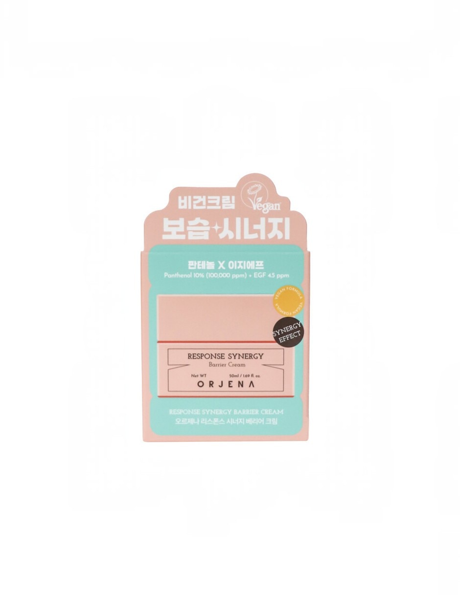 Crema hidratante response synergy barrier cream 50ml – crema hidratante reparadora con egf y pantenol Orjena Synergy cream
