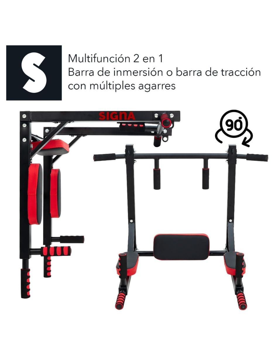 Barra para dominadas gym multifunciona 4