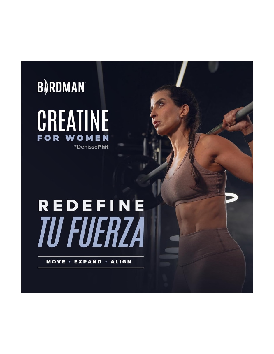 Creatina creatine for women sin sabor con creatina monohidratada 6