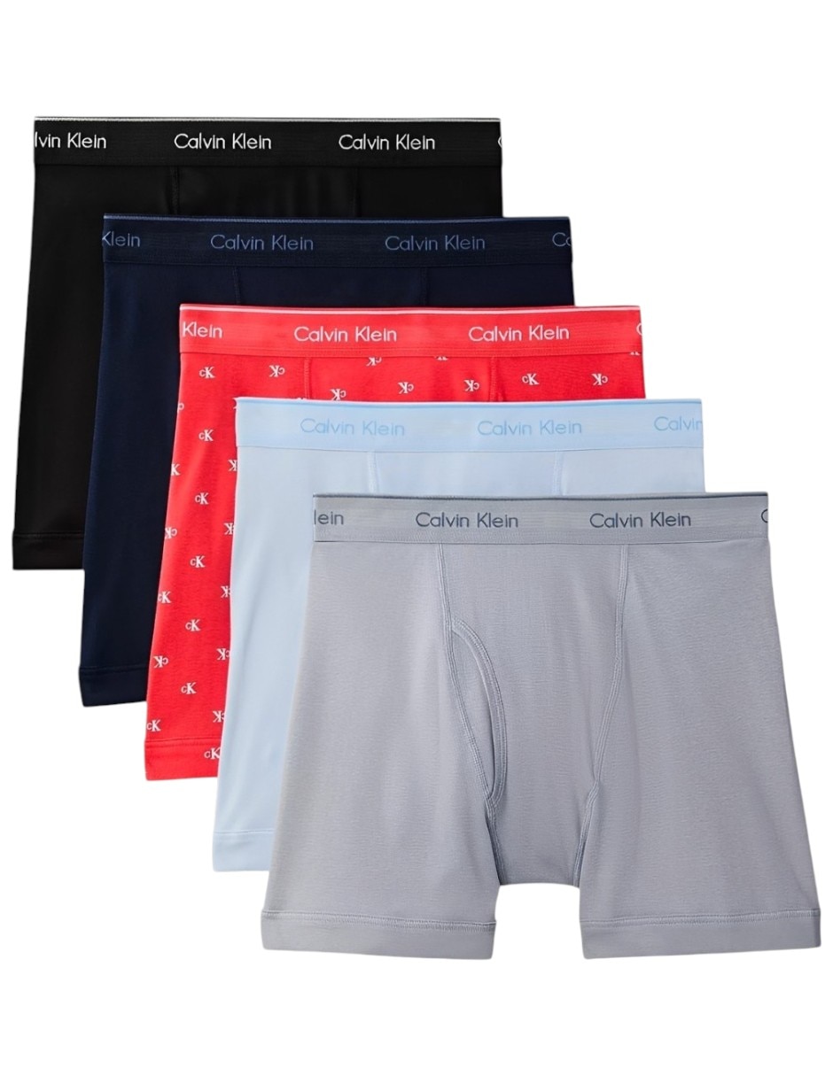 Set bóxer brief Calvin Klein Jeans de algodón para hombre 5 piezas 5