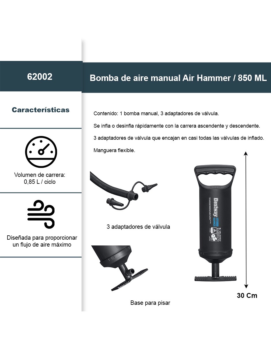 Bomba de aire manual importadora la merced casual 6