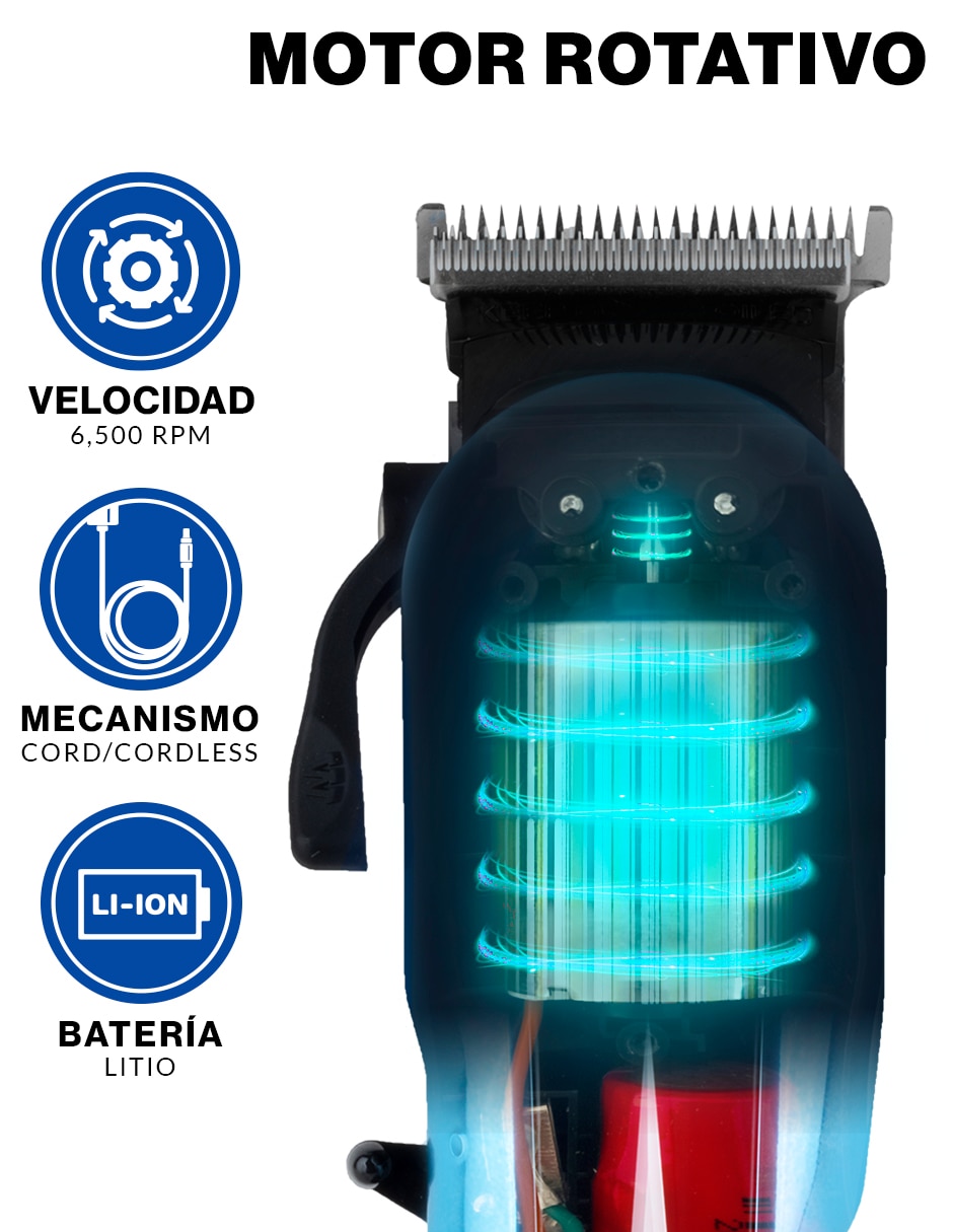 Recortadora para cabello barba y cuerpo