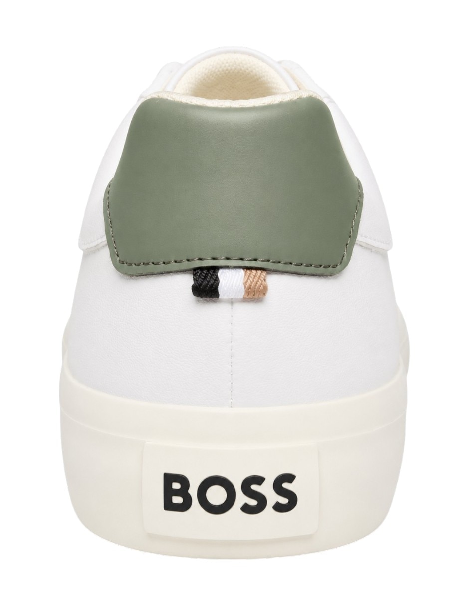 Tenis de piel Hugo boss para hombre 4