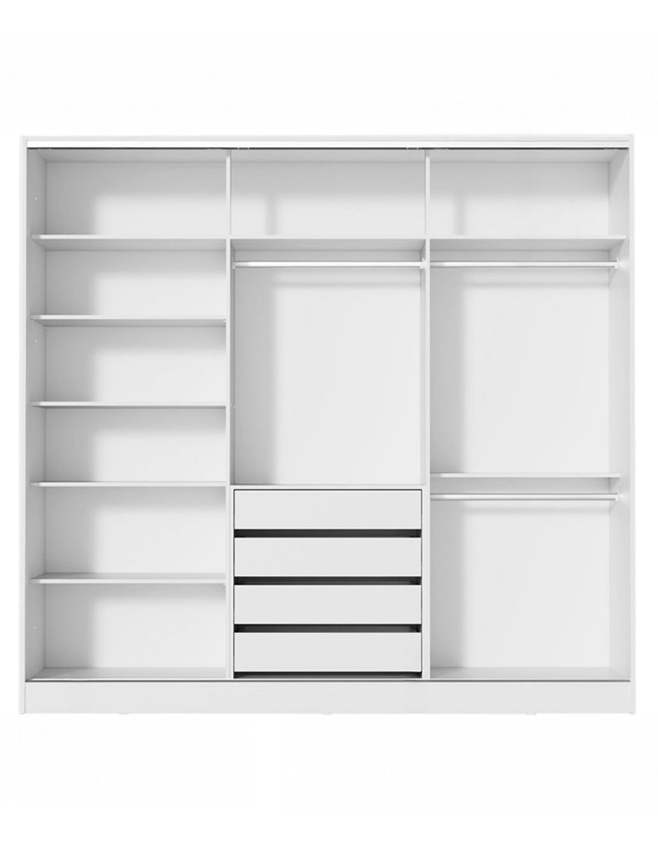Ropero armable Madesa 10639B de MDF 3