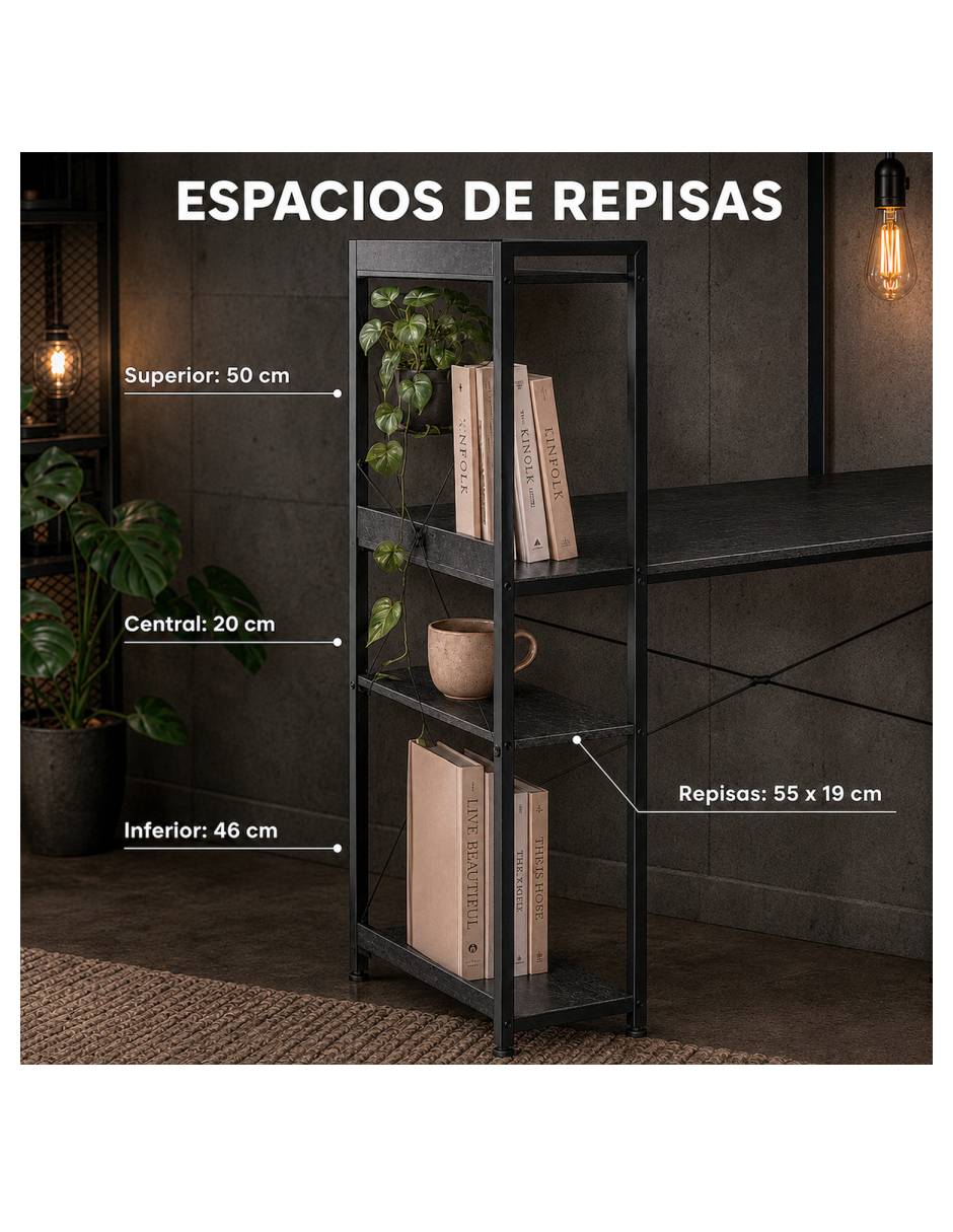 Escritorio armable Houzer de MDF 5