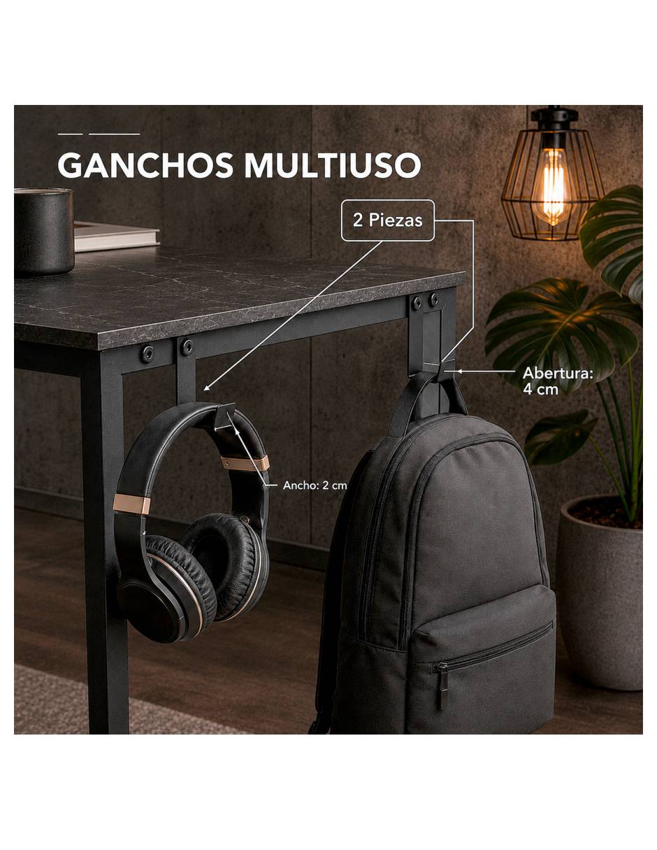 Escritorio armable Houzer de MDF 4