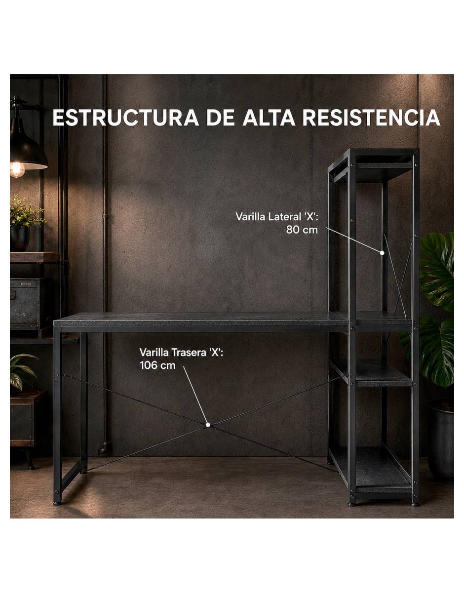 Escritorio armable Houzer de MDF 2