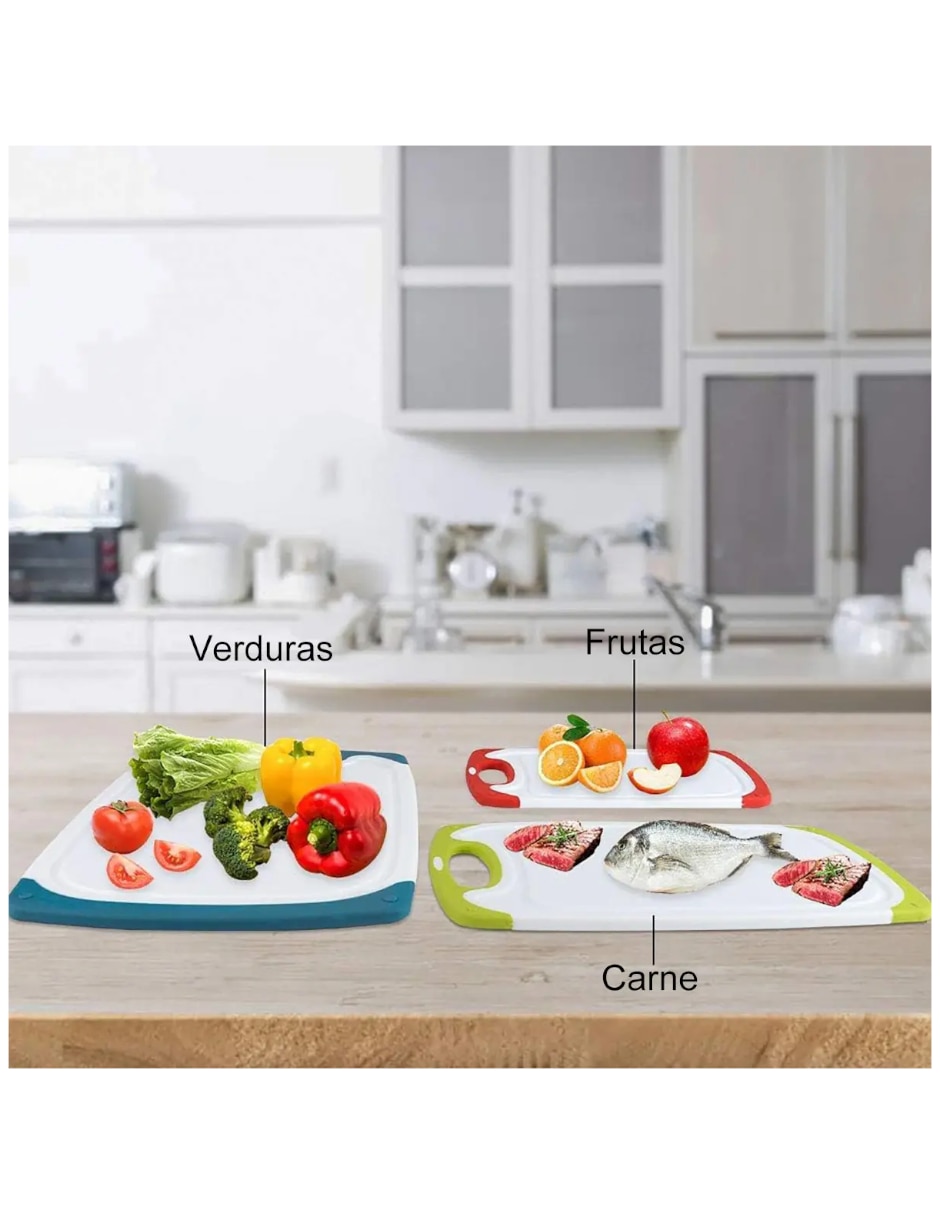 Set tabla para picar GENÉRICA de Plástico