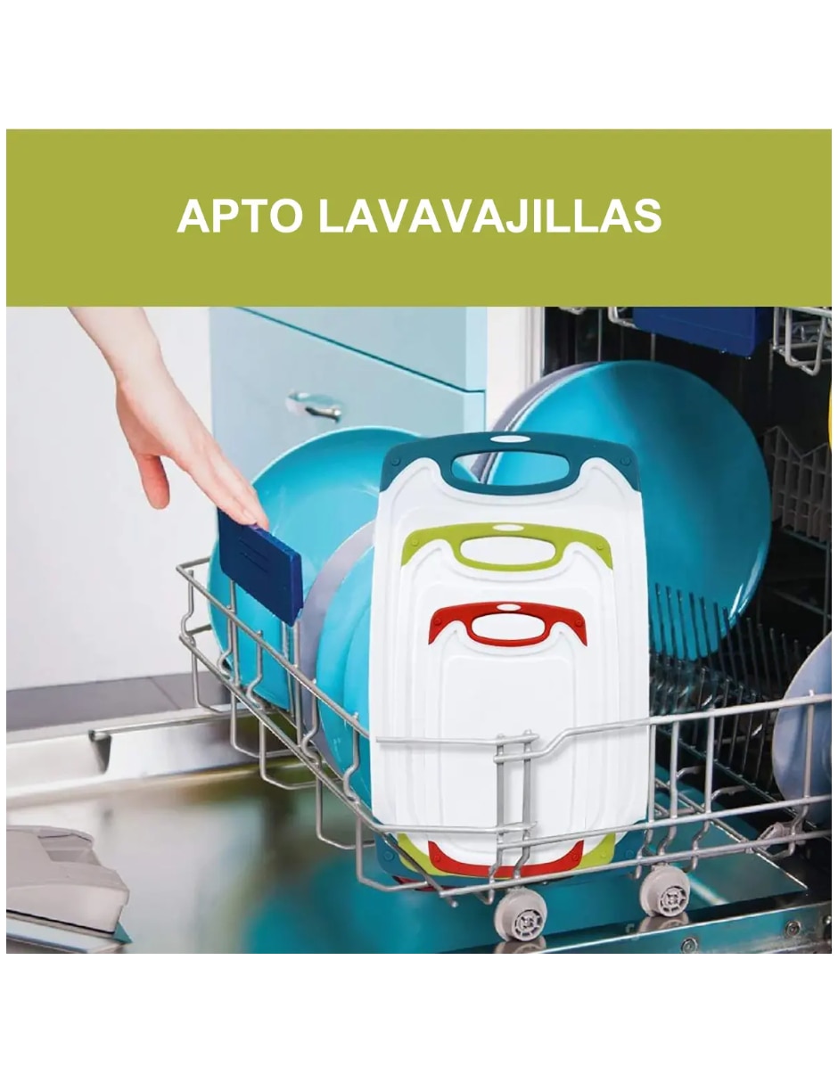 Set tabla para picar GENÉRICA de Plástico