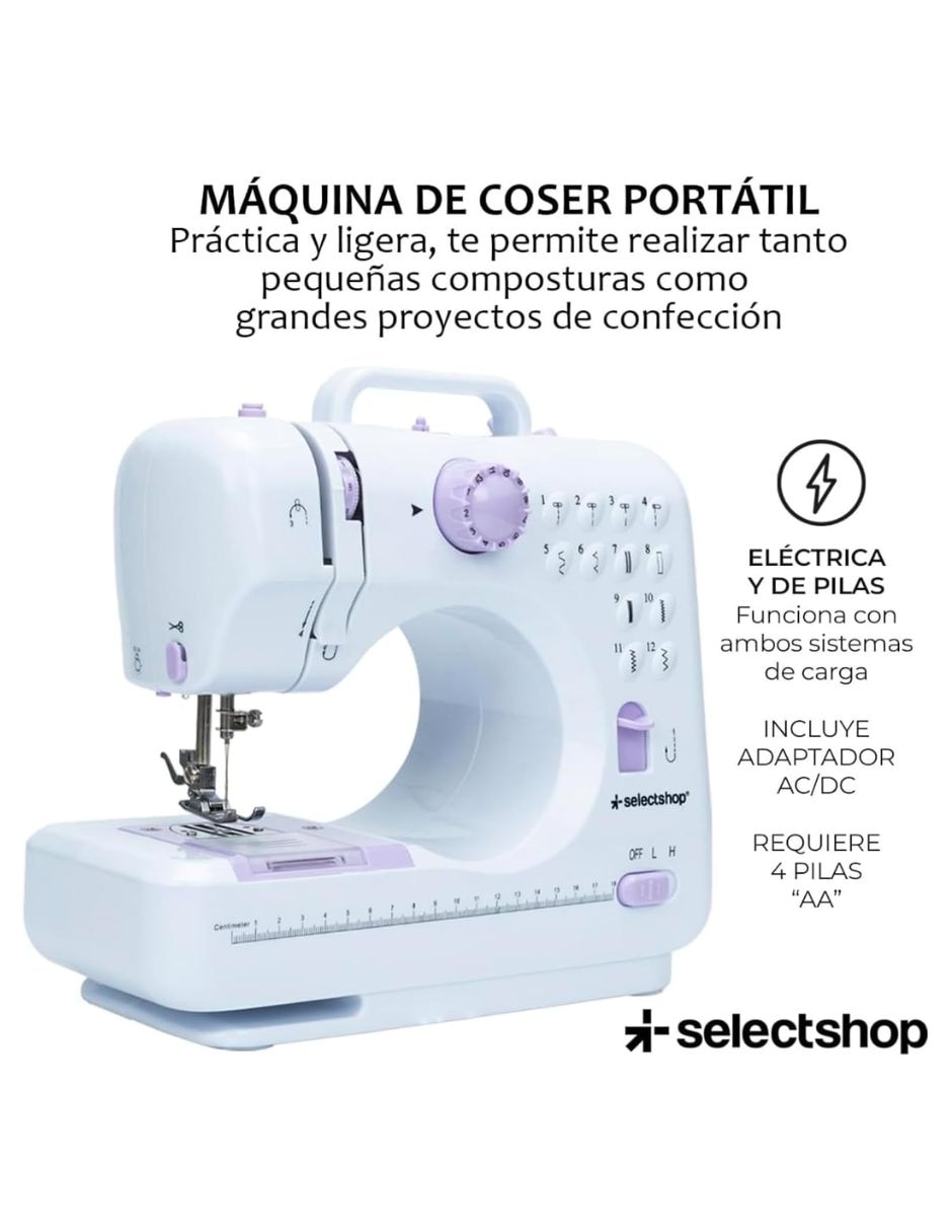 Máquina de coser portátil Selectshop 6