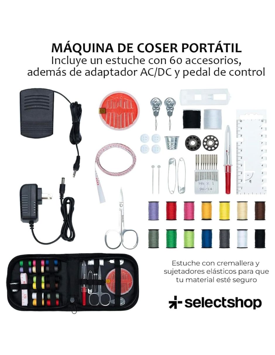 Máquina de coser portátil Selectshop 4