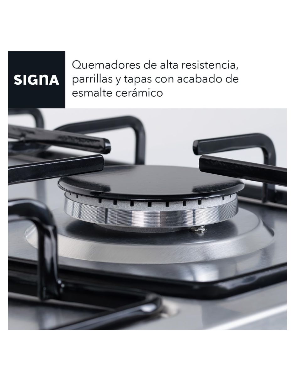 Parrilla a gas Lp empotrable Signa 5