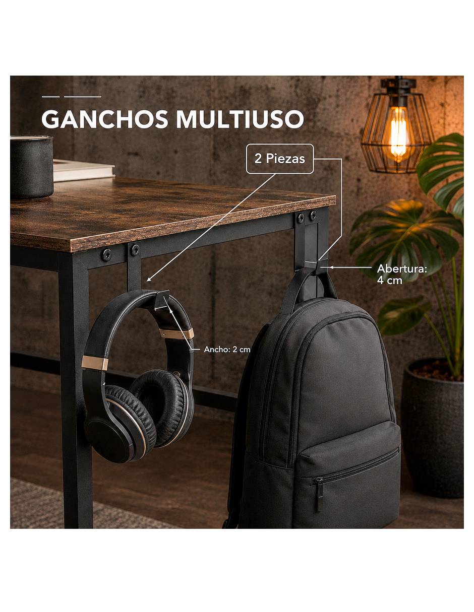 Escritorio armable Houzer de MDF 6