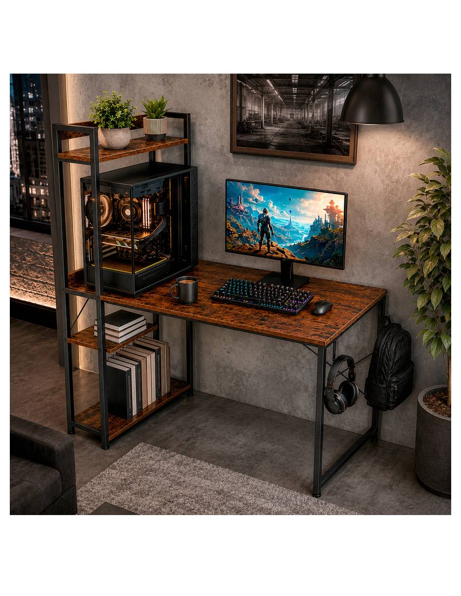 Escritorio armable Houzer de MDF 5