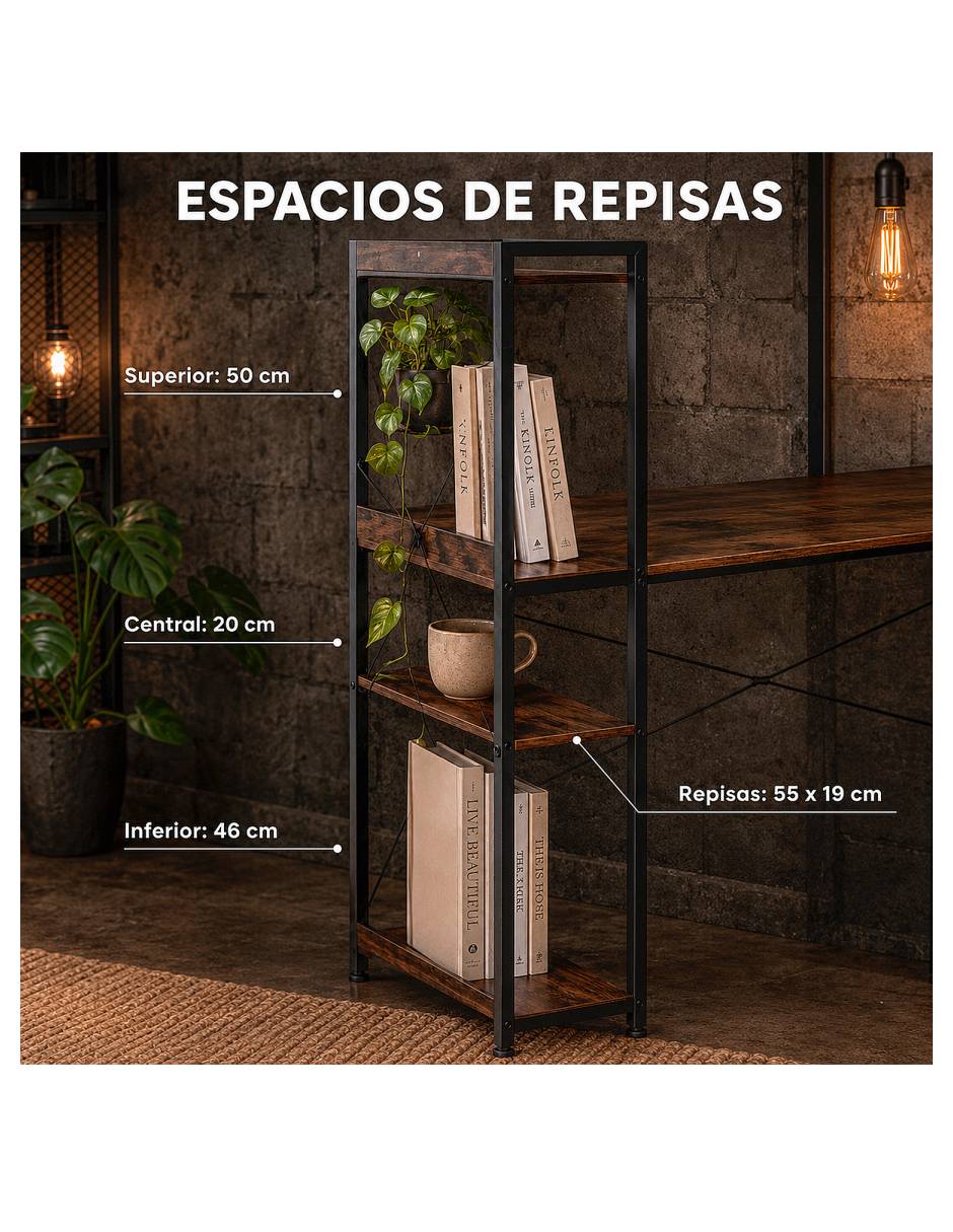 Escritorio armable Houzer de MDF 4