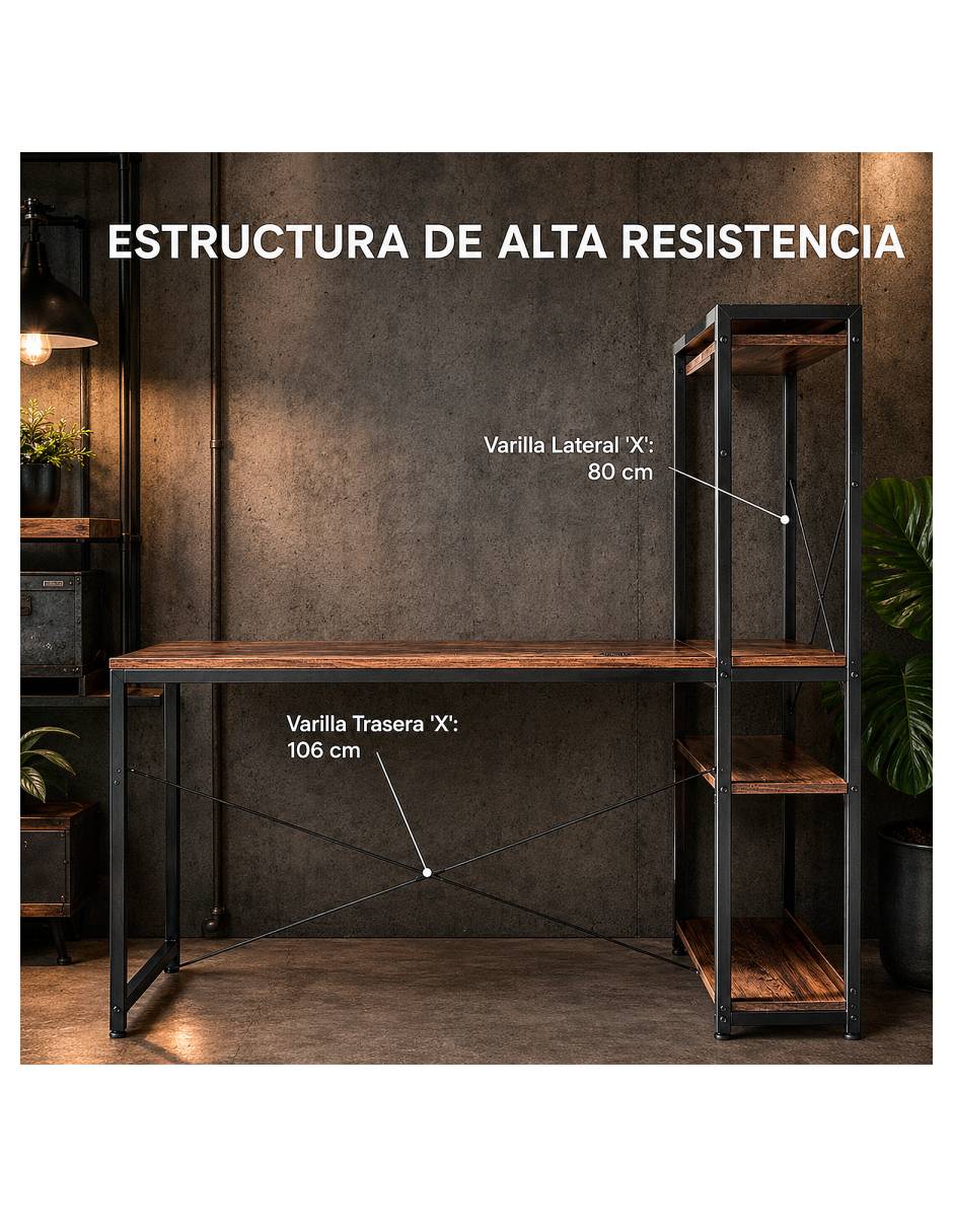 Escritorio armable Houzer de MDF 3