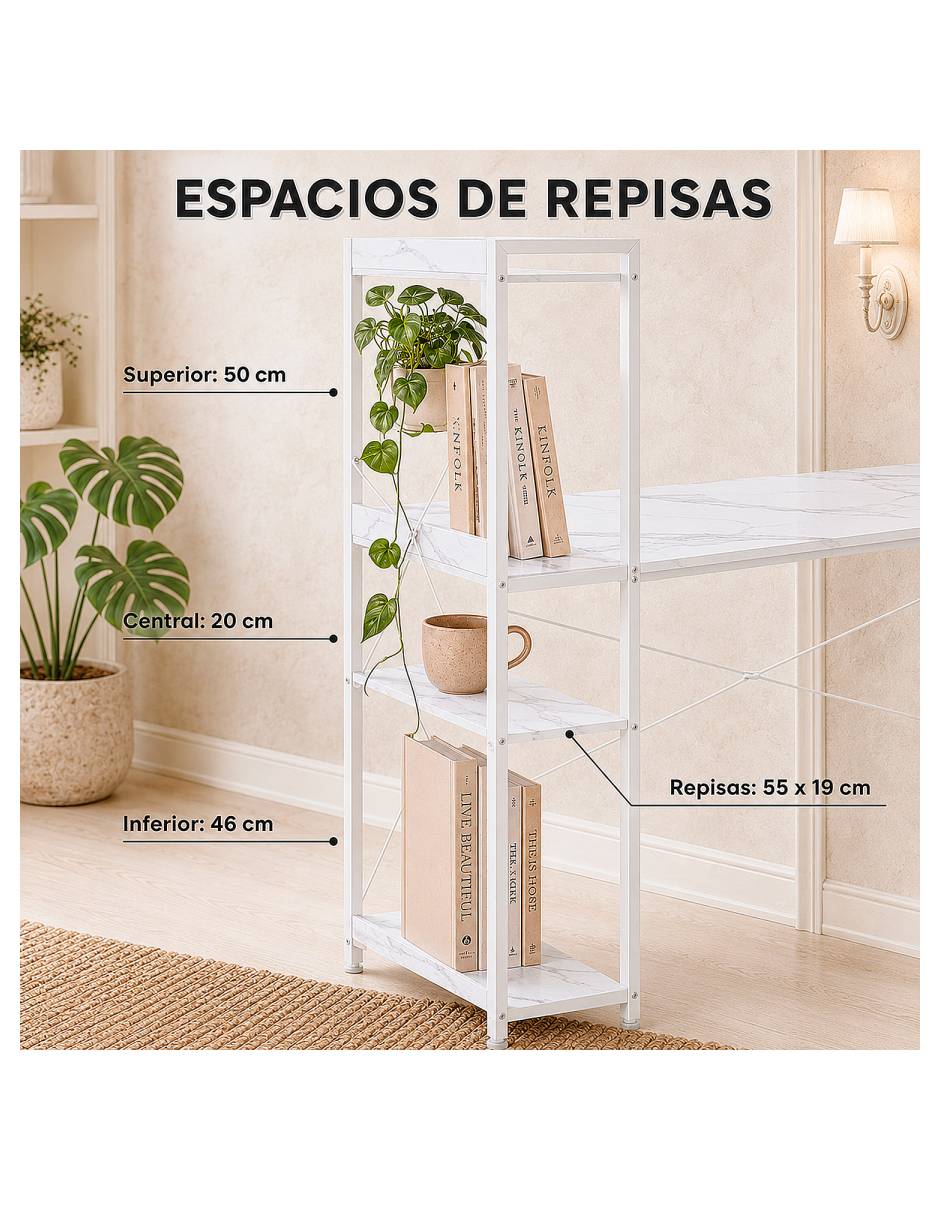 Escritorio armable Houzer de MDF 3