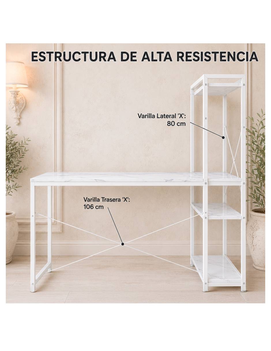 Escritorio armable Houzer de MDF 6