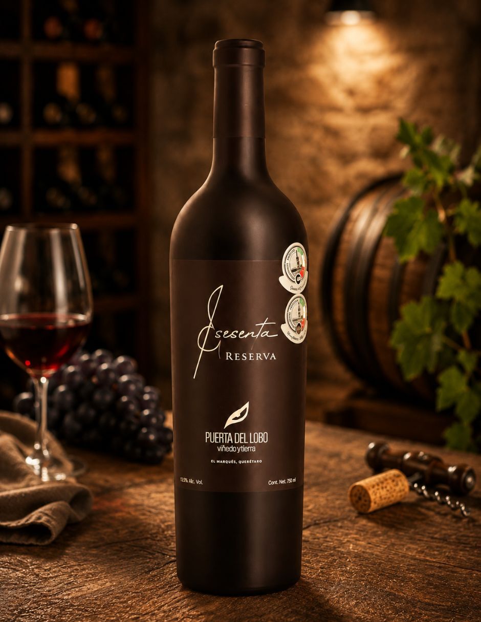 Vino tinto Varietal Puerta del Lobo México 750 ml