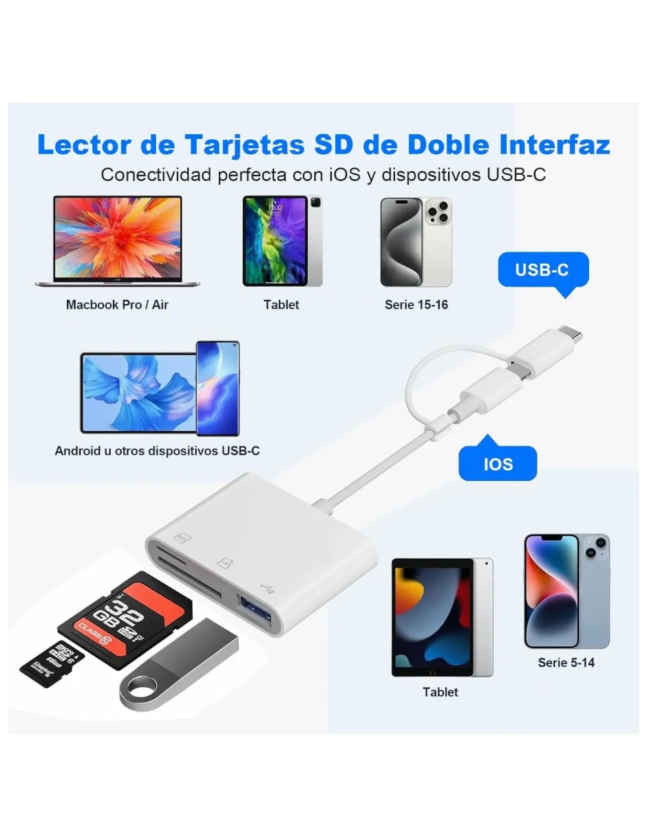 Lector de tarjetas Genérica SD
