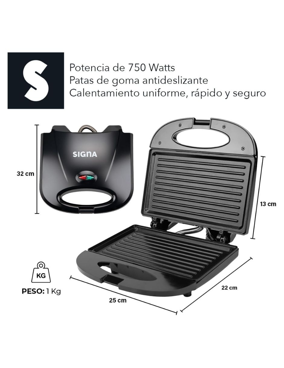 Sandwichera Signa 6
