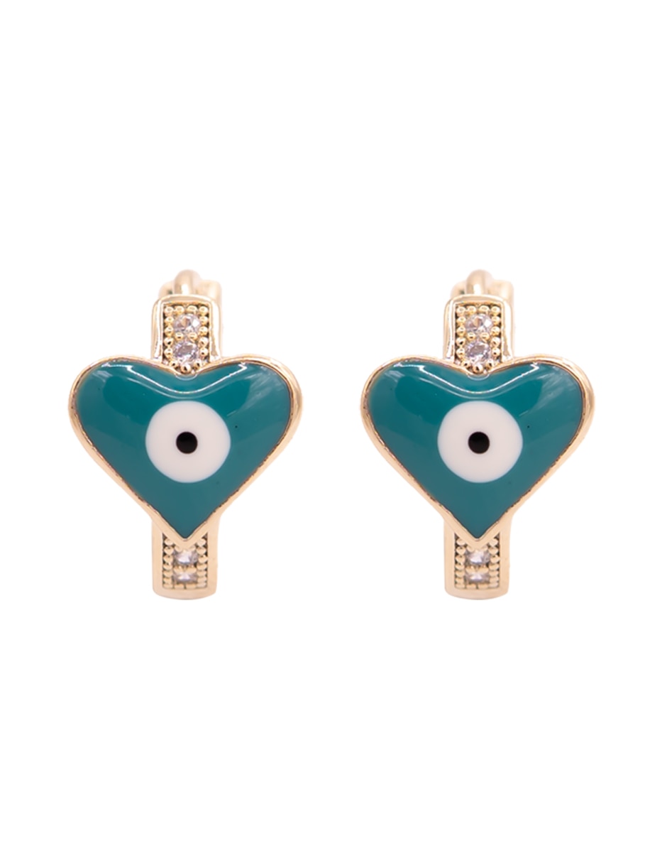 Set de aretes de oro angelus con acabado chapa de oro