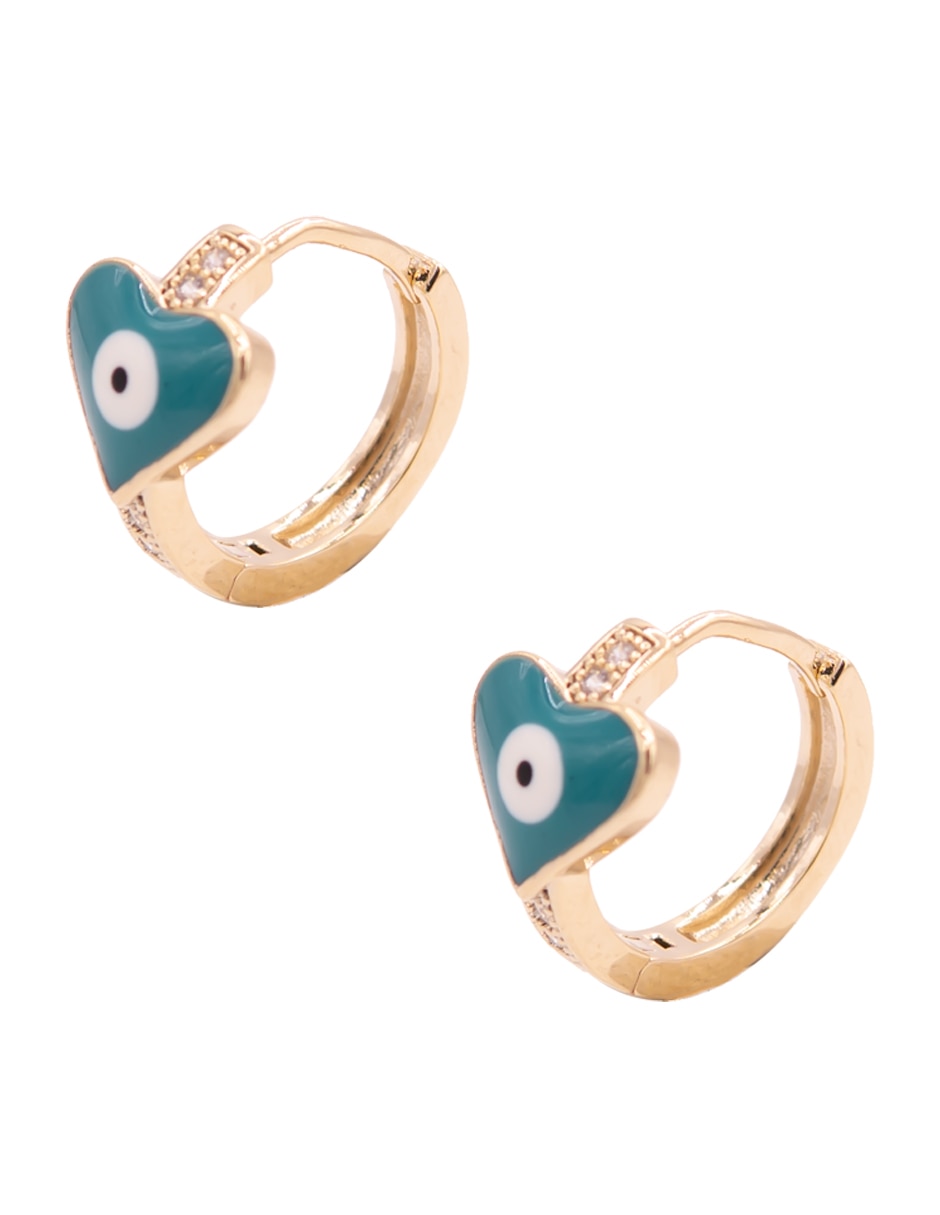 Set de aretes de oro angelus con acabado chapa de oro 4