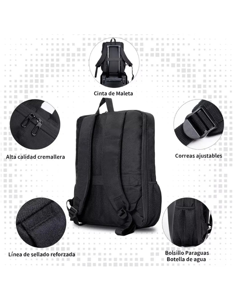 Mochila antirrobo impermeable para hombre