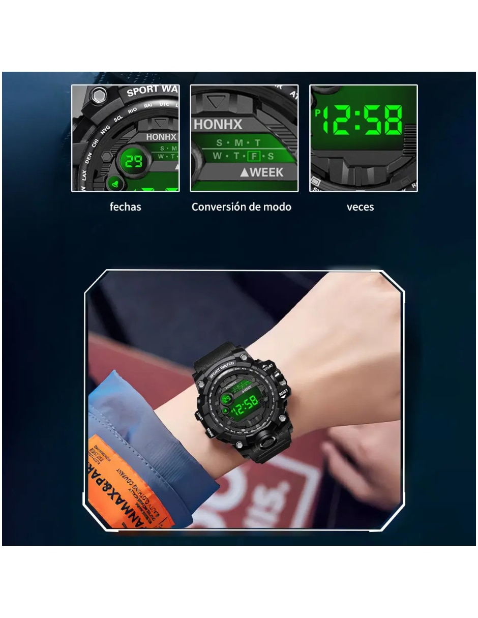 Reloj genérica para hombre reloj deportivo