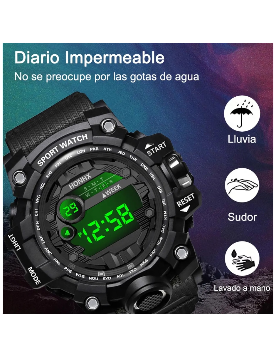 Reloj genérica para hombre reloj deportivo