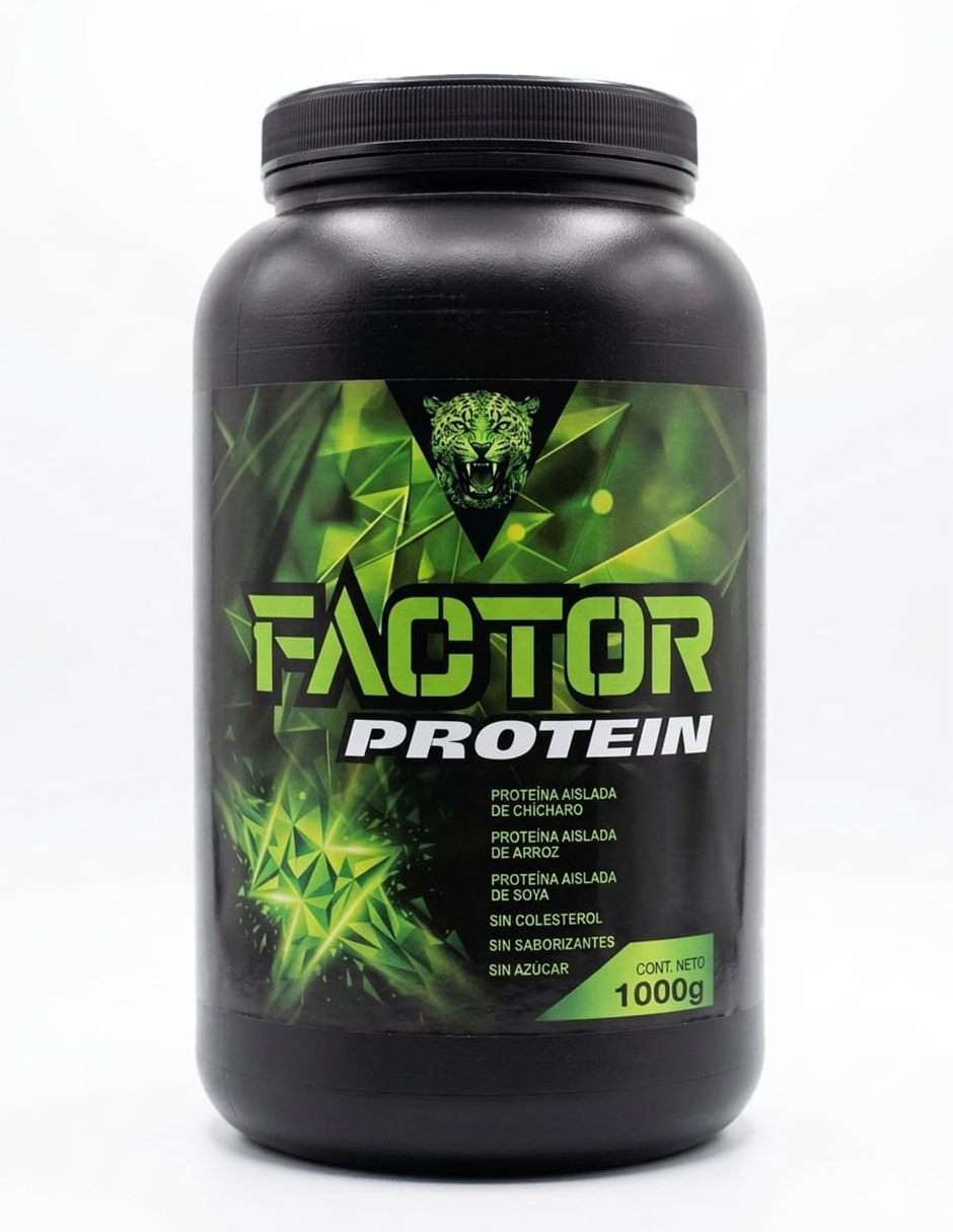 Factor Protein Factor Pn con proteína de arroz proteína de chícharo y creatina de 1000 g Factor Protein Factor Pn con proteína de arroz proteína de chícharo y creatina de 1000 g