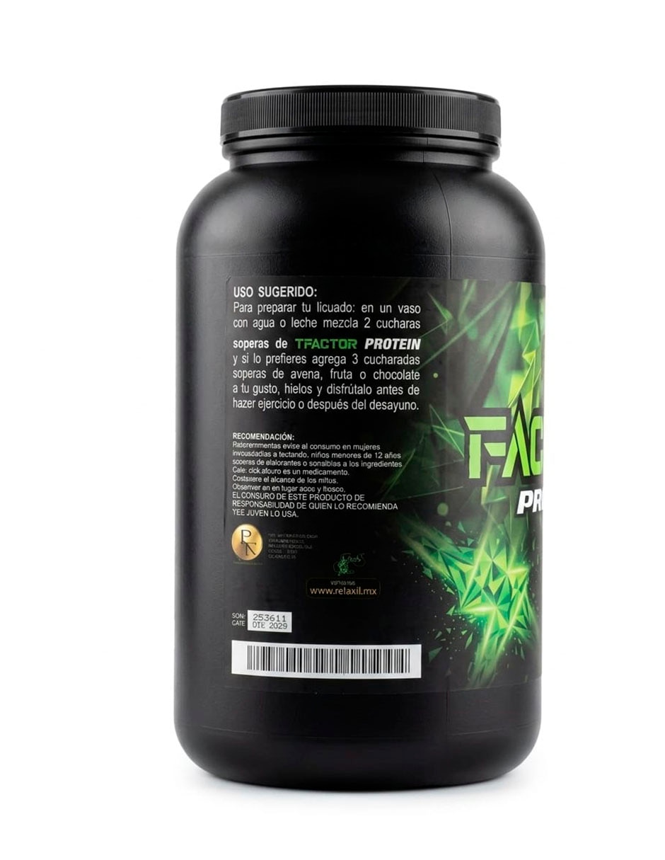 Factor Protein Factor Pn con proteína de arroz proteína de chícharo y creatina de 1000 g 2