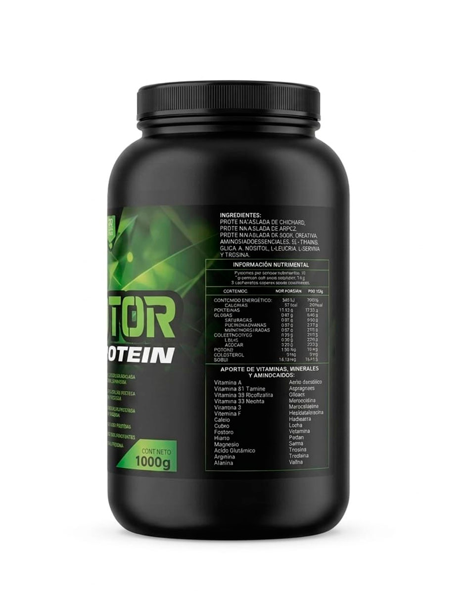 Factor Protein Factor Pn con proteína de arroz proteína de chícharo y creatina de 1000 g 3