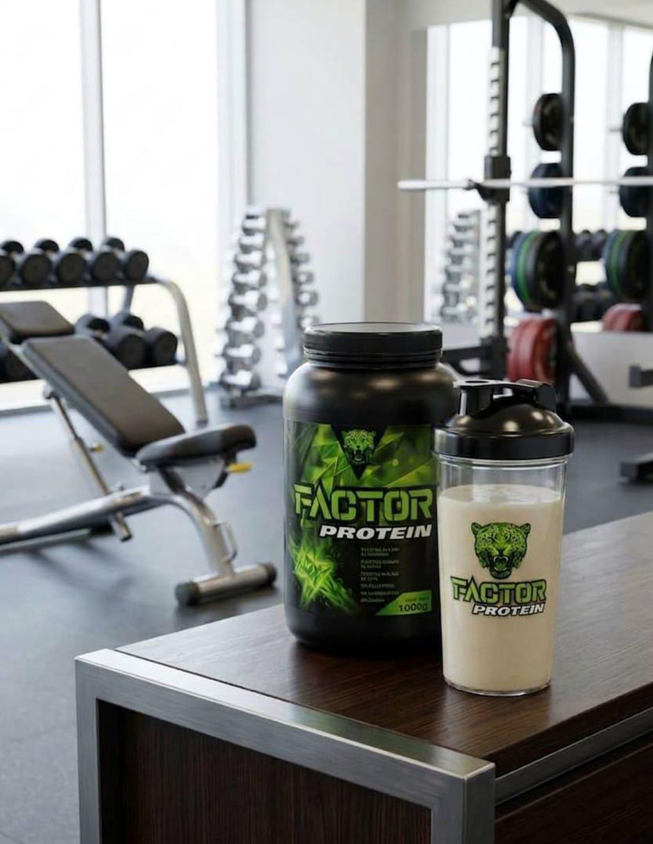 Factor Protein Factor Pn con proteína de arroz proteína de chícharo y creatina de 1000 g 4