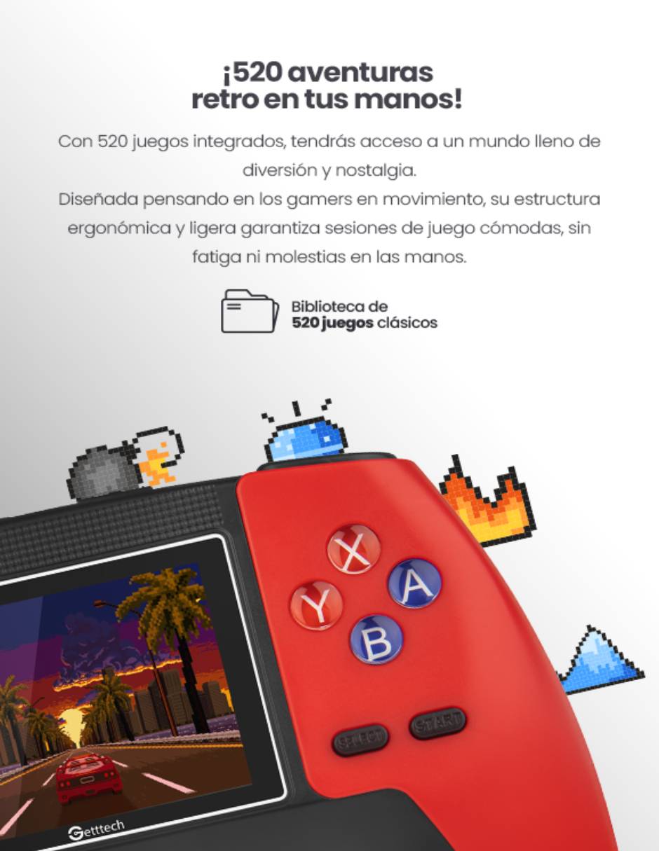 Mini arcade Getttech 12