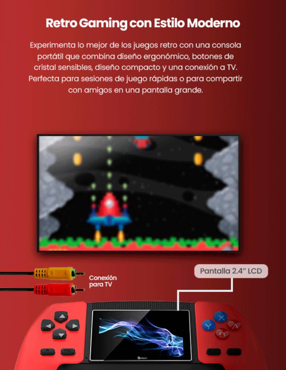 Mini arcade Getttech 8
