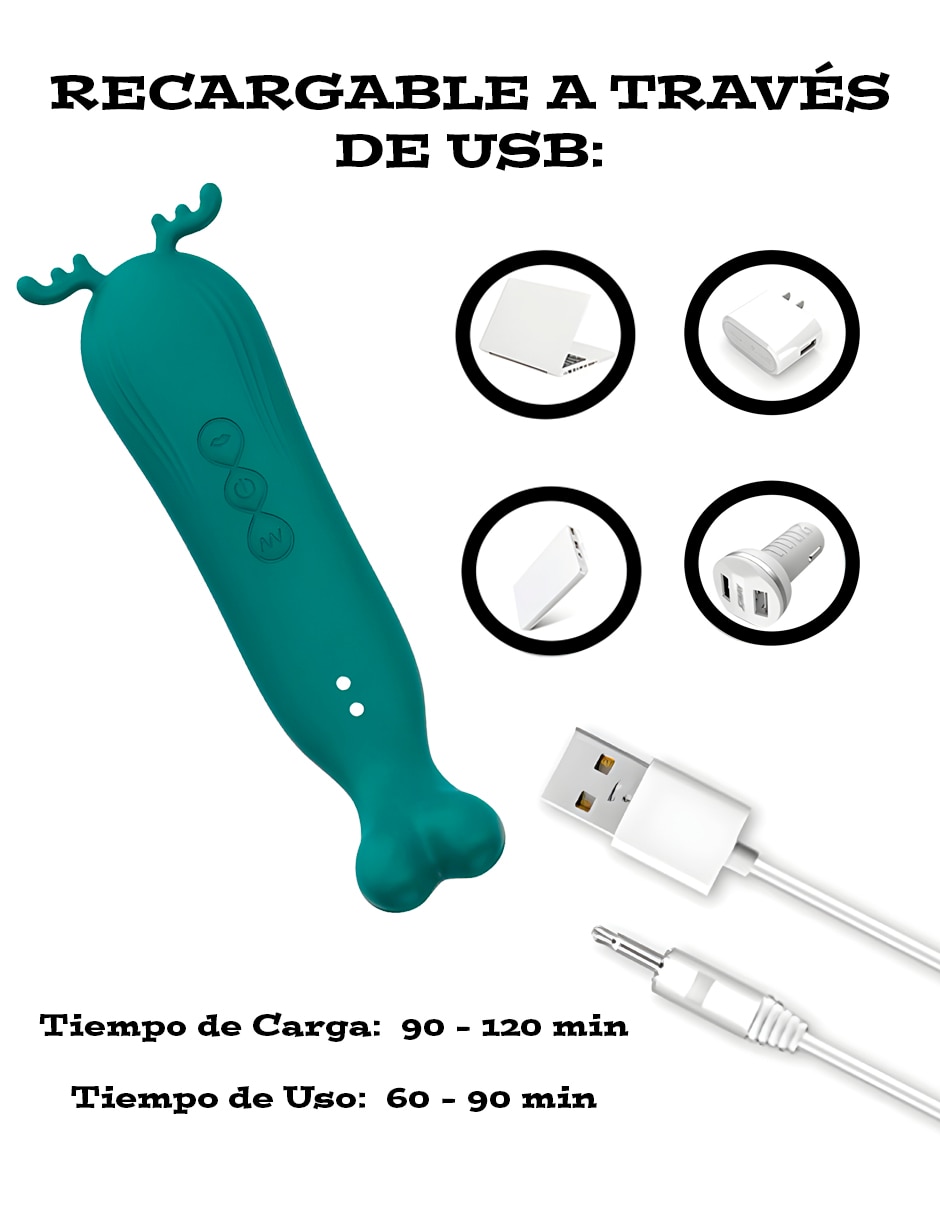 Succionador para Clítoris y punto G Lusty