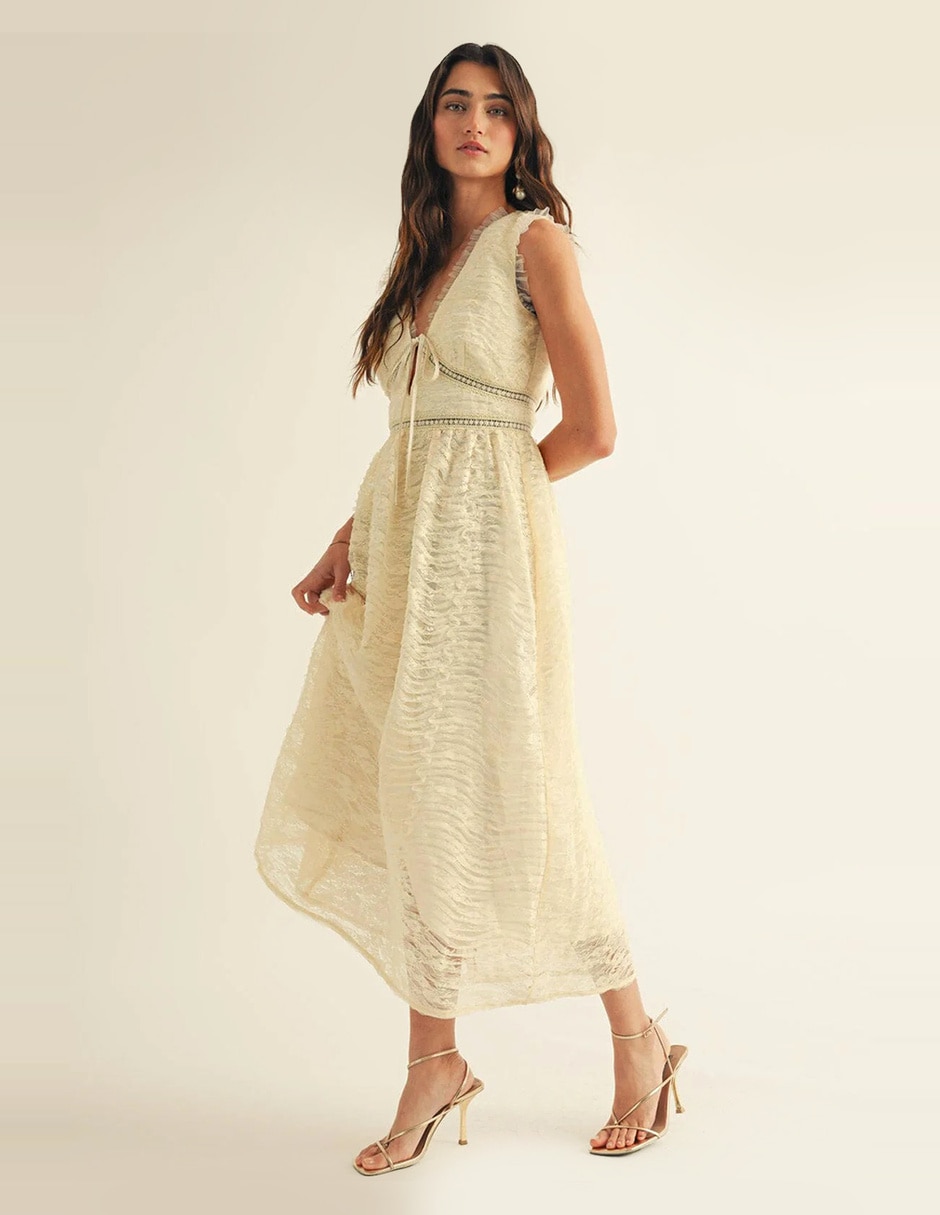 Vestido largo casual para mujer 4